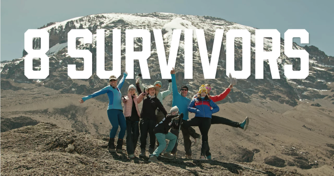 8 survivors - kilimanjaro - courage rising - valleywise health foundation